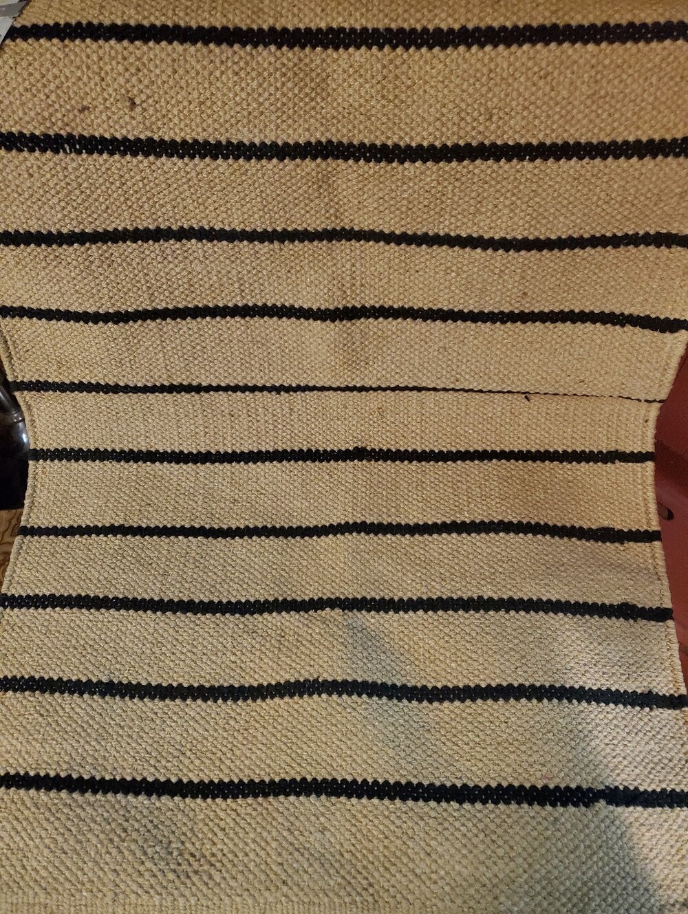 Striped Woven Rug Runner